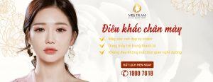 Sculpting female eyebrows with 9D yarns Ho Chi Minh City sculpting eyebrows