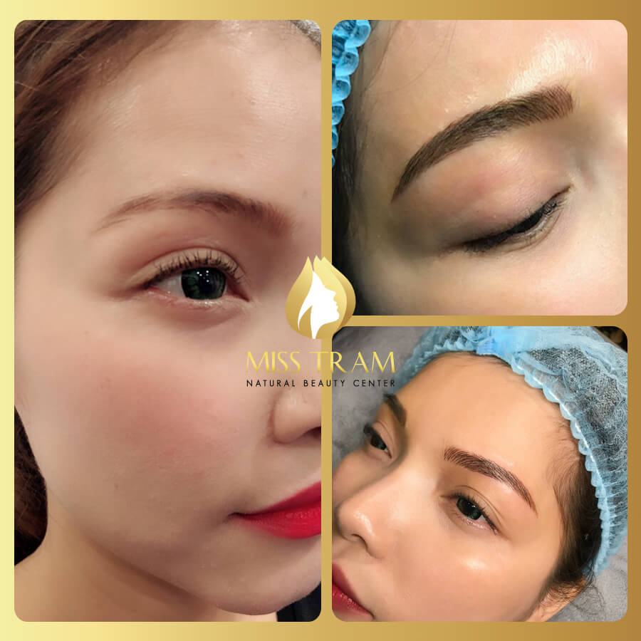 The method to beautify beautiful and prestigious eyebrows at Miss Tram Spa