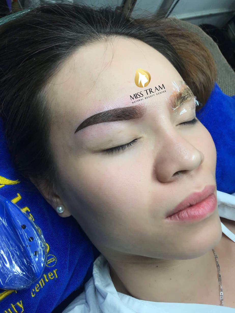 Where is the best place to spray brown eyebrows?
