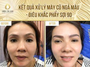 Kết quả xử lý mày cũ, điêu khắc mày phẩy sợi 9D - Cập Nhật Mới Phổ biến