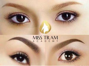 Ombre eyebrow spray method at Miss Tram has outstanding advantages