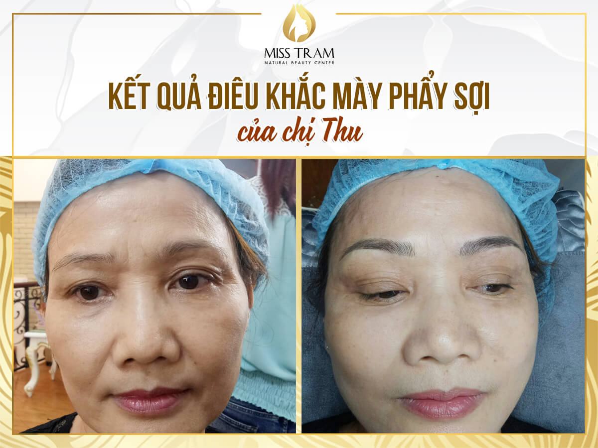 The Results of Sculpting Eyebrow Sculpting for Ms. Thu Experts