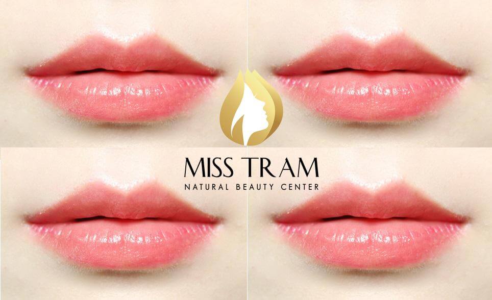 The Process of Spraying Baby Pink Lips at Miss Tram Confidential