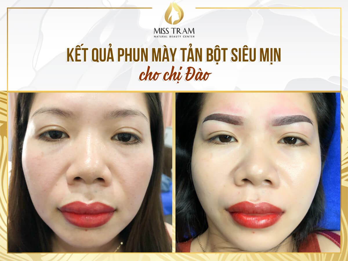Pictures of Super Smooth Powder Eyebrow Spray Results for Ms. Dao News