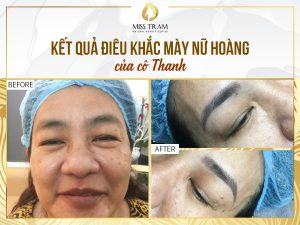 Image of Queen's Eyebrow Sculpture Result For Miss Thanh Open Her Eyes