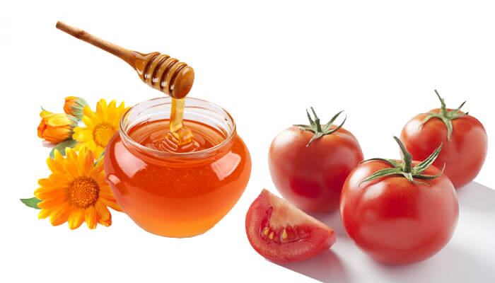 Cà chua + mật ong