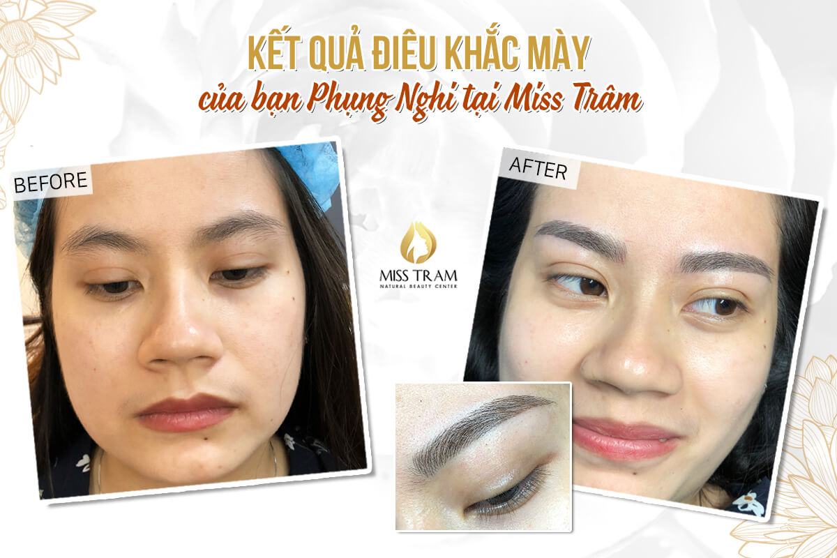 Beautify your eyebrows by sculpting with yarn for Sister Phung Nghi ability