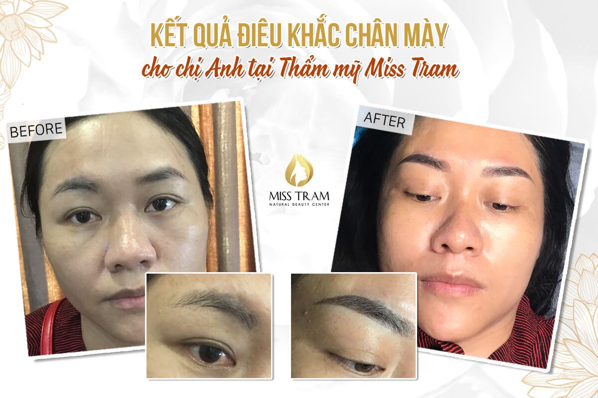 Result of Beautiful Eyebrow Sculpture of the Consultant Sister