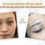 Kết Quả Điêu Khắc Mày Phẩy Sợi Tự Nhiên Cho Chị Mai Nghiên cứu