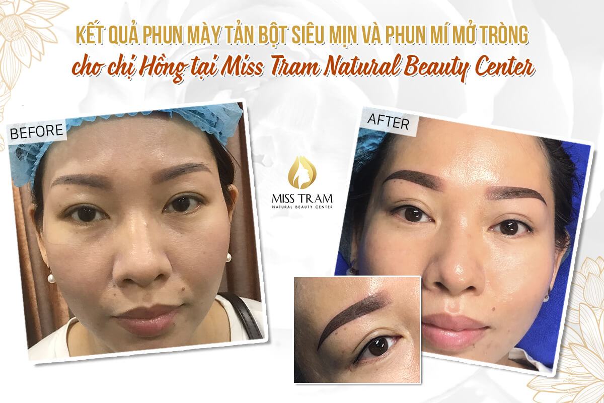 Result of Super Smooth Powder Eyebrow Spray & Full Eyelid Spray for Miss Hong