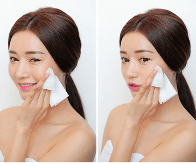 cách sử dụng nước hoa hồng chăm sóc da nhờn mụn