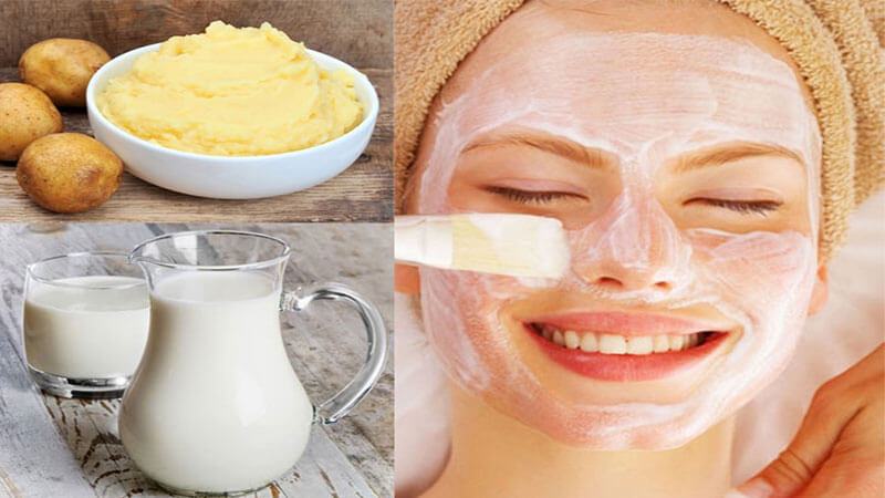 The Secret to the Most Effective Fresh Milk Potato Face Mask Directly