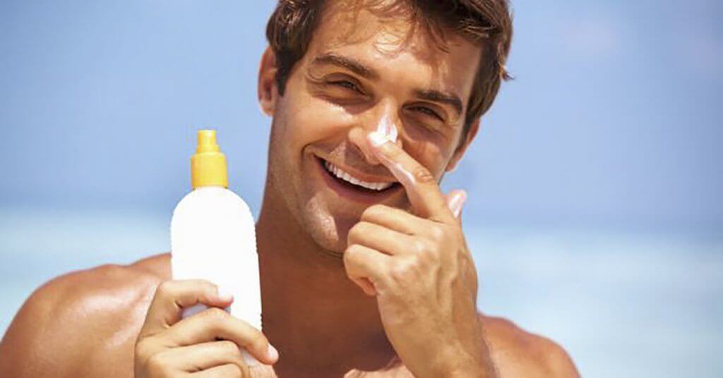 What should men with oily skin do?