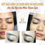 Kết Quả Dặm Lại Chân Mày Đã Điêu Khắc Cho Chị Nga Nghiên cứu