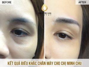 Điêu Khắc Chân Mày Đẹp Cho Chị Minh Chu Người trong cuộc