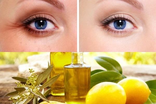 giảm thâm quầng mắt với dầu oliu