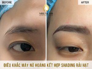 Điêu Khắc Mày Nữ Hoàng Kết Hợp Shading Rải Hạt Cho Chị Quỳnh Tin tức