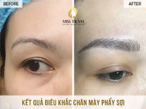 Kết Quả Điêu Khắc Chân Mày Cho Chị Nhung Tin tức