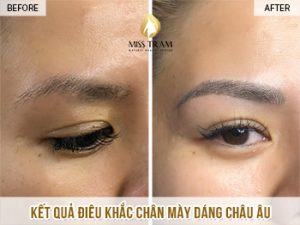 Điêu Khắc Chân Mày Dáng Châu Âu Cho Chị Nga Tin tức