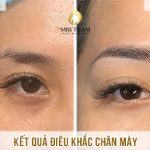 Kết Quả Điêu Khắc Chân Mày Nữ Hoàng Cho Chị Loan Nghiên cứu