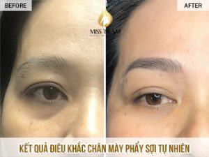 Kết Quả Điêu Khắc Phẩy Sợi Chân Mày Cho Chị Trinh Tin tức