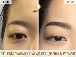 Kết Quả Xử Lý Và Điêu Khắc Chân Mày Cho Chị Quỳnh Anh Tin tức