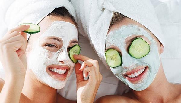Apply cleansing masks