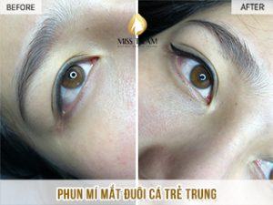 Spray Young Fishtail Eyelids For Ms. Thanh To Catch