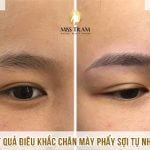 Điêu Khắc Chân Mày Phẩy Sợi Tự Nhiên Cho Chị Thắm Nghiên cứu