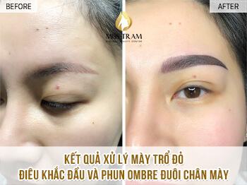 Fixing Old Eyebrows - Sculpting And Spraying Ombre Sister Tram's Eyebrows Reviews