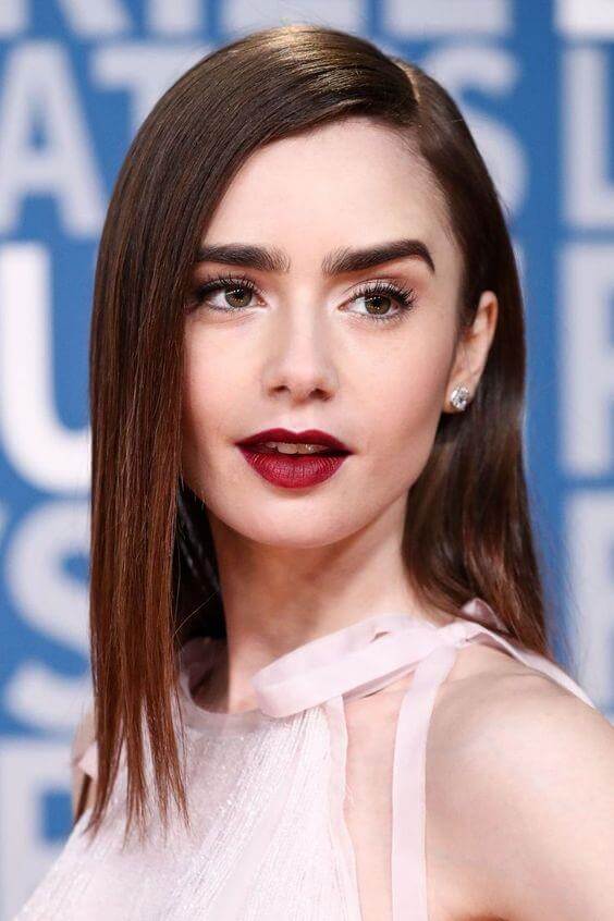 Lily Collins owns charming bushy eyebrows