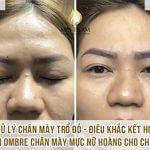 Xử Lý Mày Trổ Đỏ - Điêu Khắc Và Phun Ombre Đôi Mày Mới Cho Chị Đào Nghiên cứu