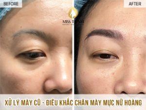 Xử Lý Chân Mày Cũ - Điêu Khắc Mày Nữ Hoàng Cho Chị Hương Tin tức