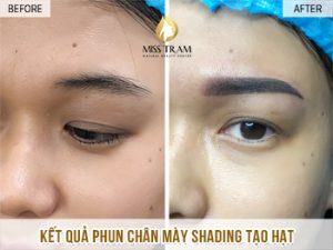 Phun Chân Mày Magic Shading Tạo Hạt Cho Chị Thư Mở mắt