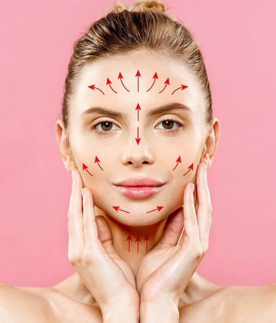 Improper skin care causes sagging facial skin