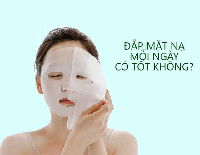 đắp mặt nạ quá nhiều khiến da nhanh bị lão hóa