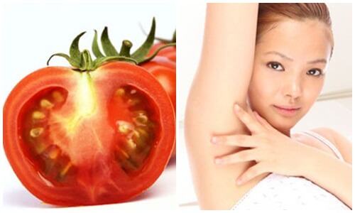 How to remove armpit hair at home with tomatoes