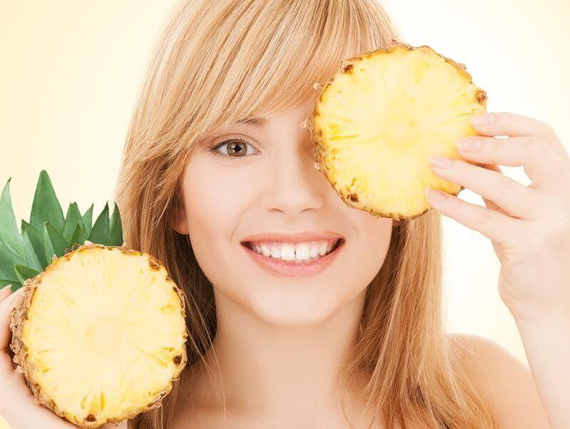 Using pineapple to remove wrinkles effectively nhăn