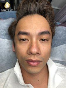 Photo of Male Eyebrows Sculpting for Anh Vien to Capture