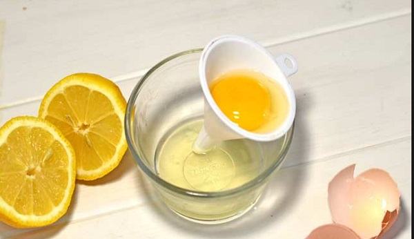 Treat acne with Egg White and Lemon