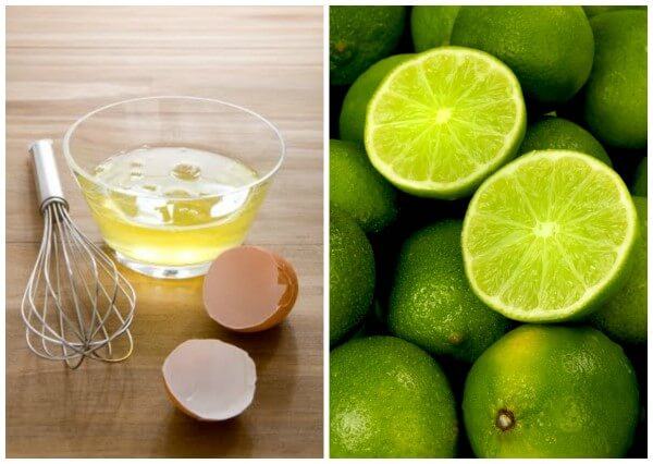 Remove wrinkles with egg white and lemon juice mask nạ