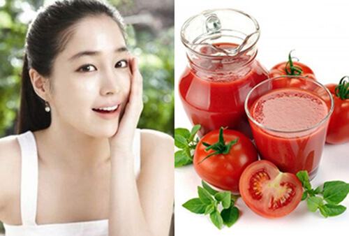 Treat acne with Tomato