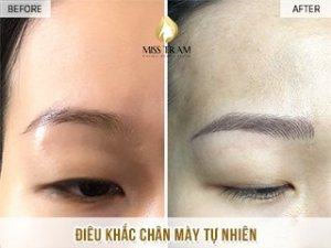 Điêu Khắc Chân Mày Tự Nhiên Cho Chị My Đầy đủ