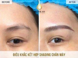 Điêu Khắc Chân Mày Kết Hợp Shading Cho Chị Nguyệt Phổ biến