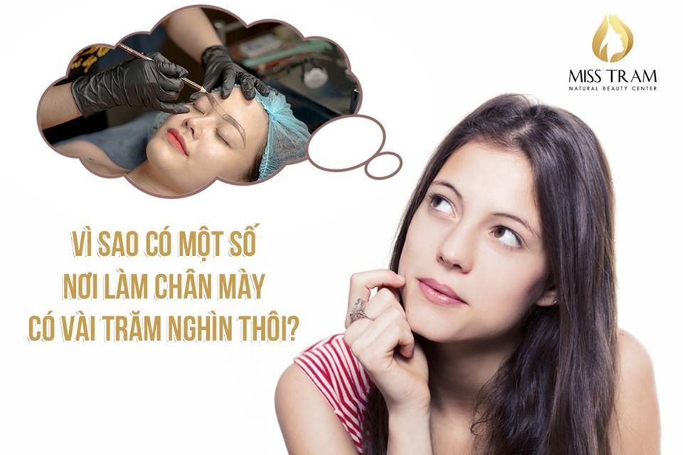 Cập nhật giá làm chân mày tại spa uy tín HCM