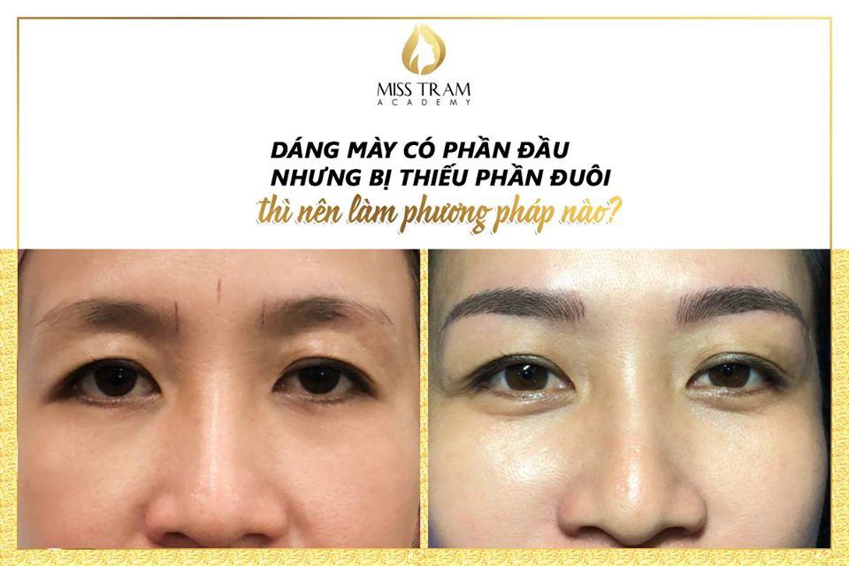 Dáng Mày Bị Thiếu Phần Đuôi Thì Nên Làm Phương Pháp Nào Ghi nhớ