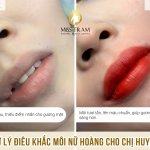 Xử Lý Điêu Khắc Môi Nữ Hoàng Cho Chị Huyền Nghiên cứu
