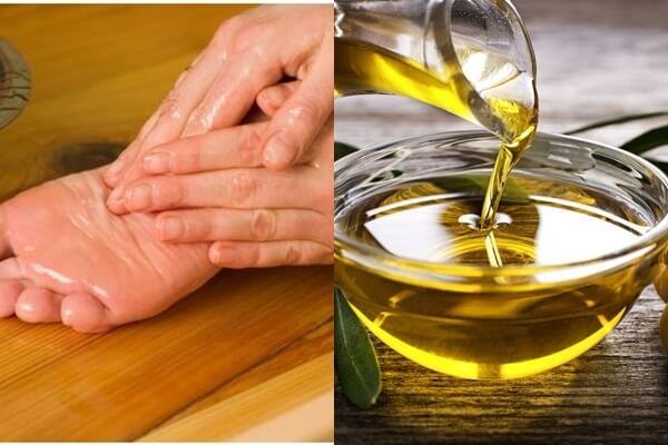 Dầu oliu có tác dụng trong việc dưỡng ẩm da tay và trị nứt gót chân hiệu quả