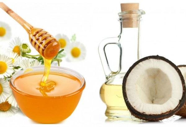 Sử dụng dầu dừa, mật ong để chăm sóc da