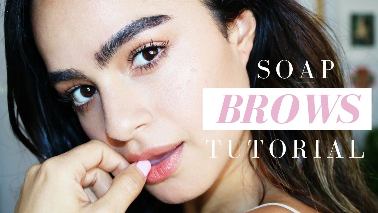 The Secret To Shaping Your Eyebrows From Real Soap Brows